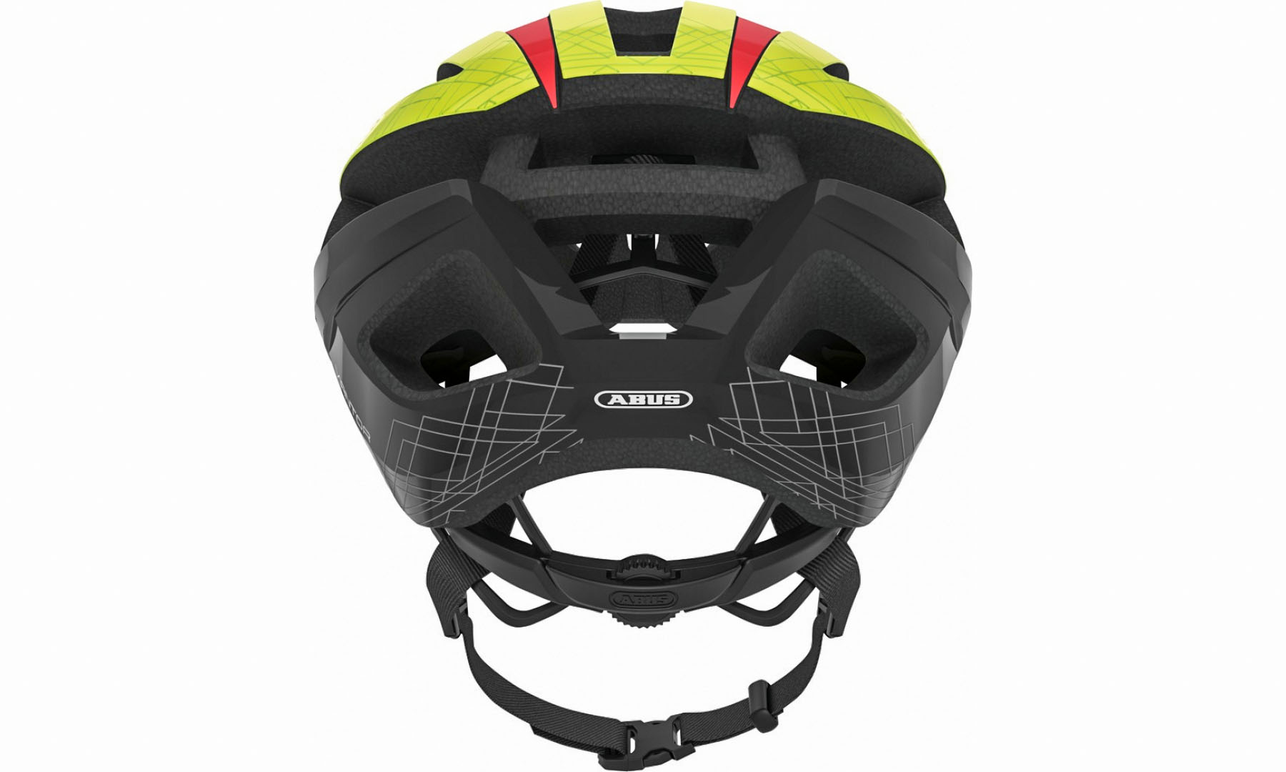 Велошолом спортивний ABUS VIANTOR Neon Yellow, розмір S (51-55 см), неоновий жовтий 3