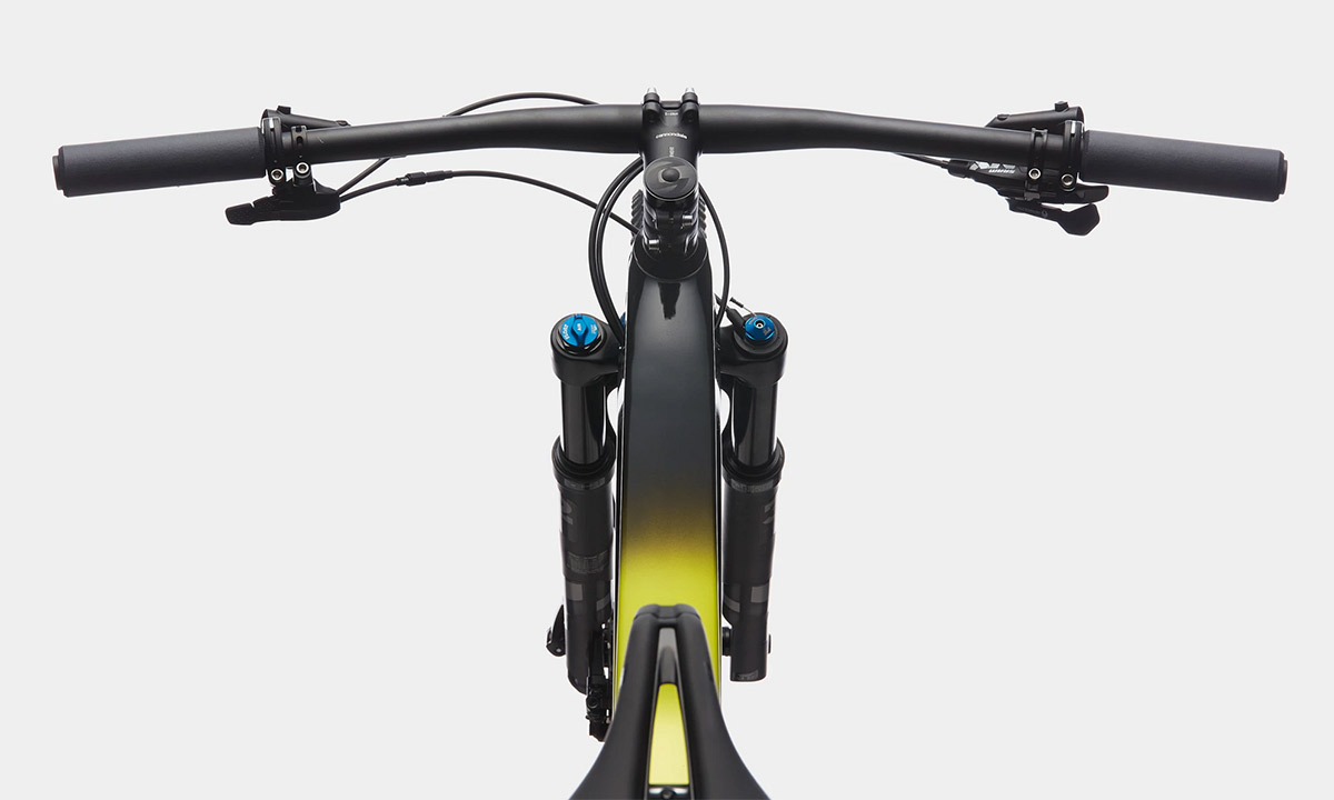 Фотография Велосипед Cannondale SCALPEL Carbon 4 29" (2021) 2021 Черно-зеленый 4