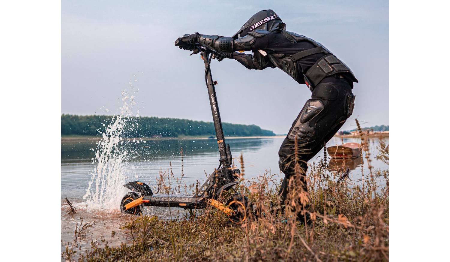 Електросамокат із сидінням KUGOO KIRIN G2 PRO New (1200 Вт; 15 Аh 48 В), чорний 7