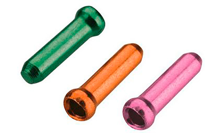 Законцовка троса JAGWIRE CHA075 - диам. 1,8 мм и тоньше (30шт./один цвет)  