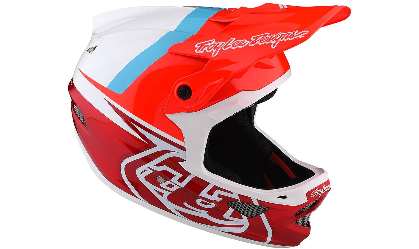 Вело шолом TLD D3 FIBERLITE розмір L (58-59 см) Slant Red 5