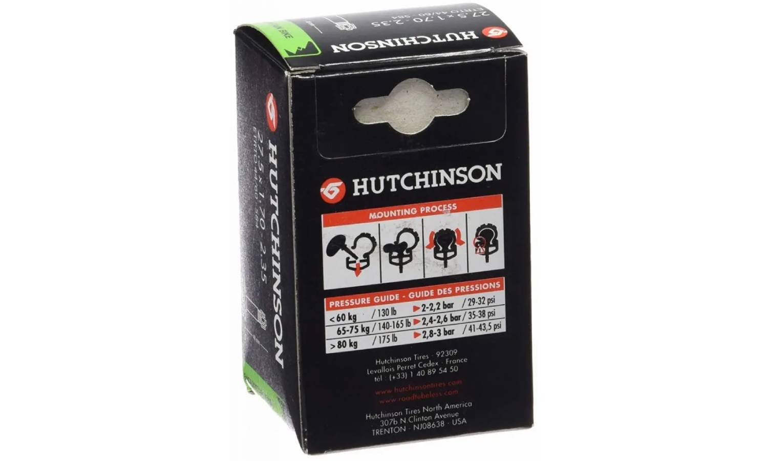 Камера HUTCHINSON 27,5X1,70/2,35 AV 48 MM ST 2