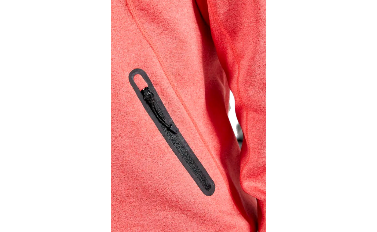 Кофта Craft Sports Fleece Assymetric женская, размер XS, сезон AW 19, красный 6 Кофта Craft Sports Fleece Assymetric женская, размер XS, сезон AW 19, красный 6