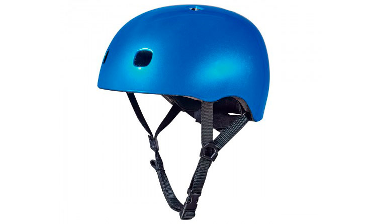 Фотография Защитный шлем MICRO Bright размер М (52-56 см)Темно-синий металлик 6