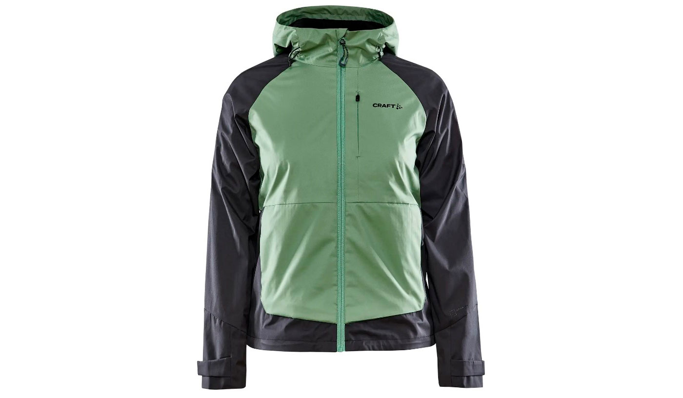 Фотография Куртка Craft ADV BACKCOUNTRY женская, размер XL, сезон AW 22, черно-зеленый