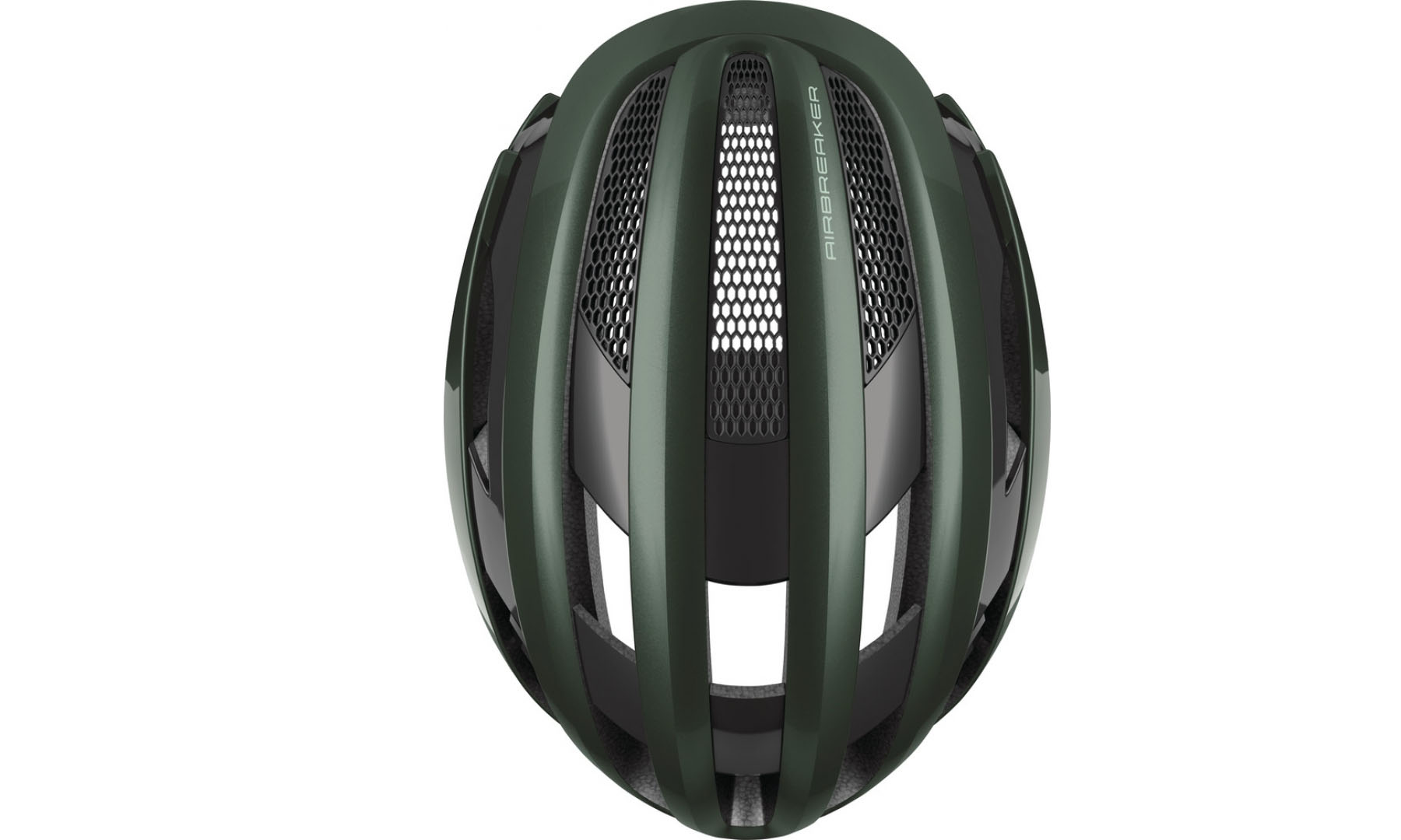 Велошолом спортивний ABUS AIRBREAKER Moss Green, розмір M (52-58 см), темно-зелений 2