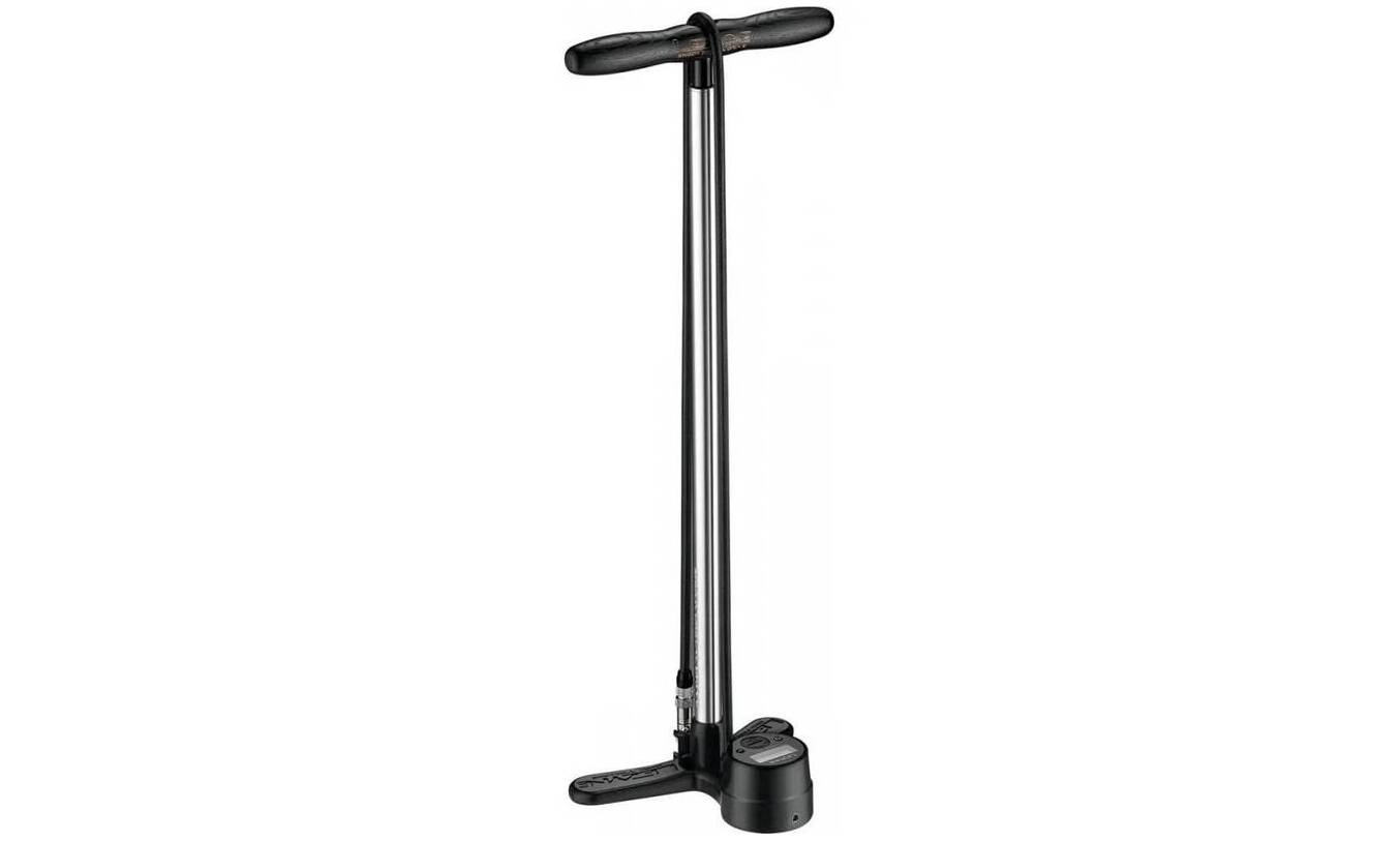 Напольный насос Lezyne Gravel Digital Drive Pro, максимальное давление 100 psi, серебристый 