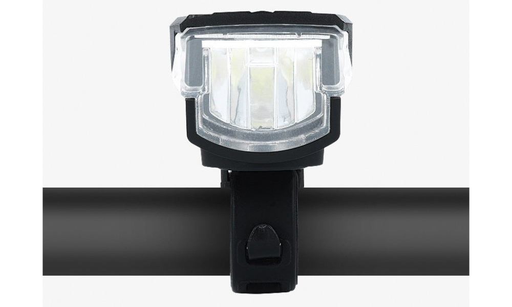 Фотографія Ліхтар передній BC-FL1588 350 лм LED живлення Li-on 1200 мАг з ел дзвінком USB, чорний