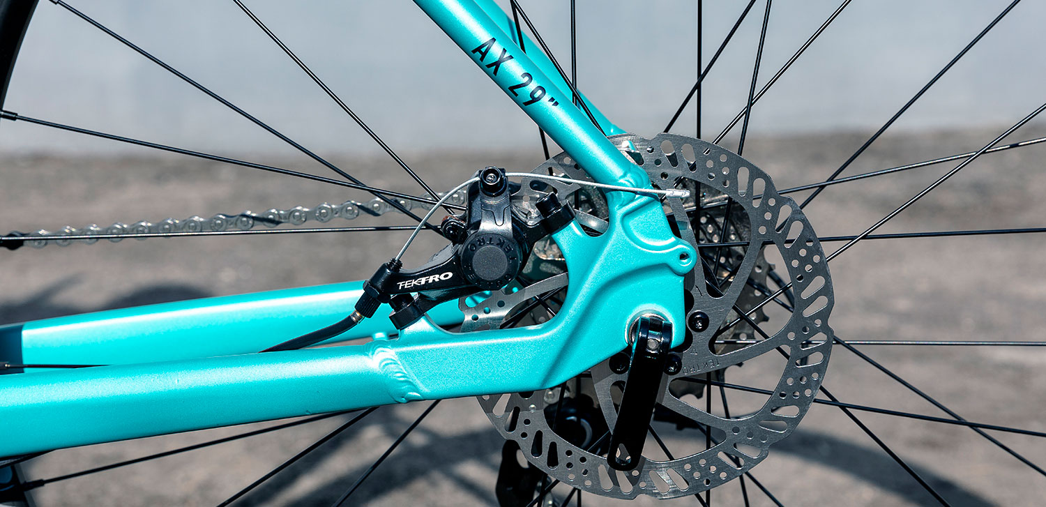 Велосипед Cyclone AX 29" розмір XL рама 22" 2022 Бірюзовий 3