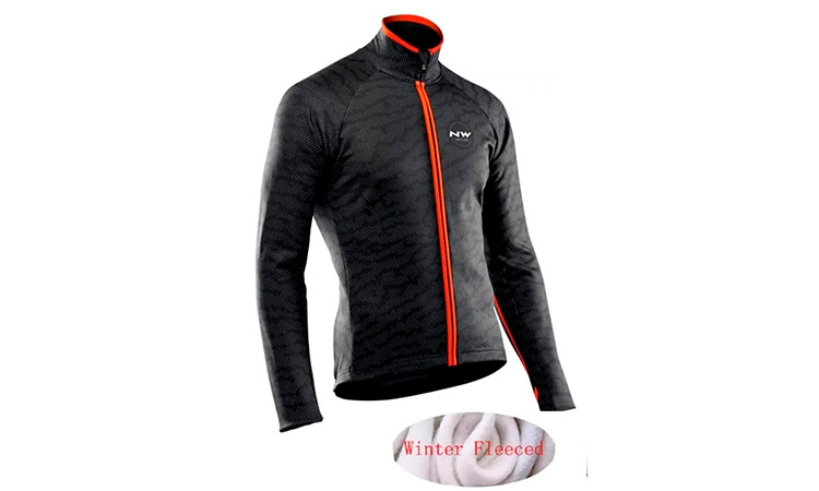 Велоджерси утеплённая Cycling Northwave v5, с флисом, размер 2XL, черная 2 Велоджерси утеплённая Cycling Northwave v5, с флисом, размер 2XL, черная 2