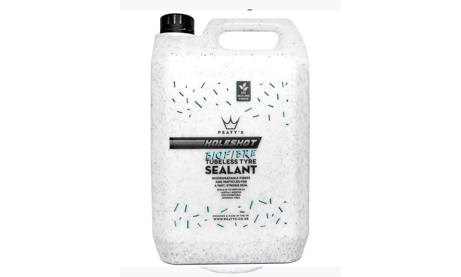 Фотография Герметик бескамерный Peaty's Holeshot BioFibre Tubeless Tyre Sealant, 25L