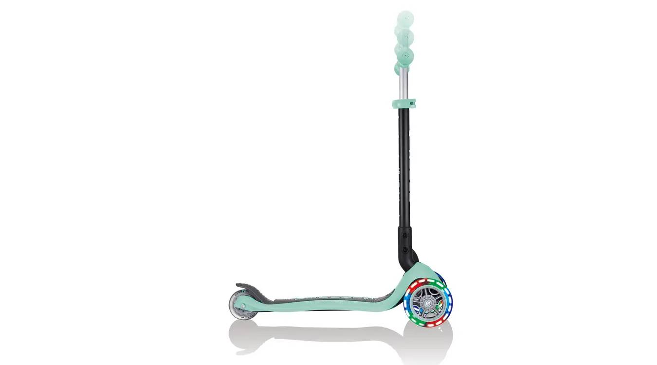 Самокат GLOBBER GO UP FOLDABLE PLUS LIGHTS мятный, 1.5+ 9