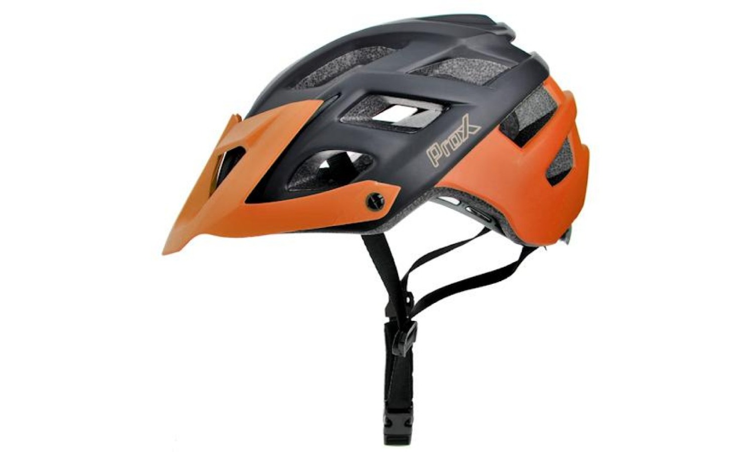 Фотография Шлем велосипедный ProX Thor, размер L (58-61 см)  black/orange 