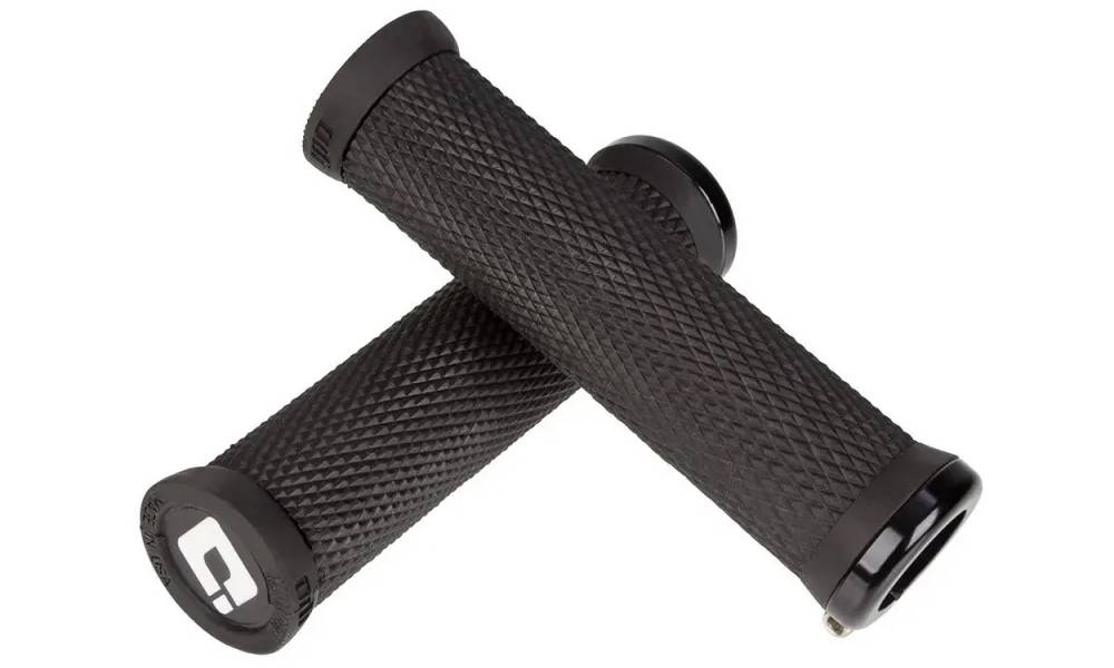 Грипсы ODI Elite Motion V2.1 Lock-On черные с черными замками 2