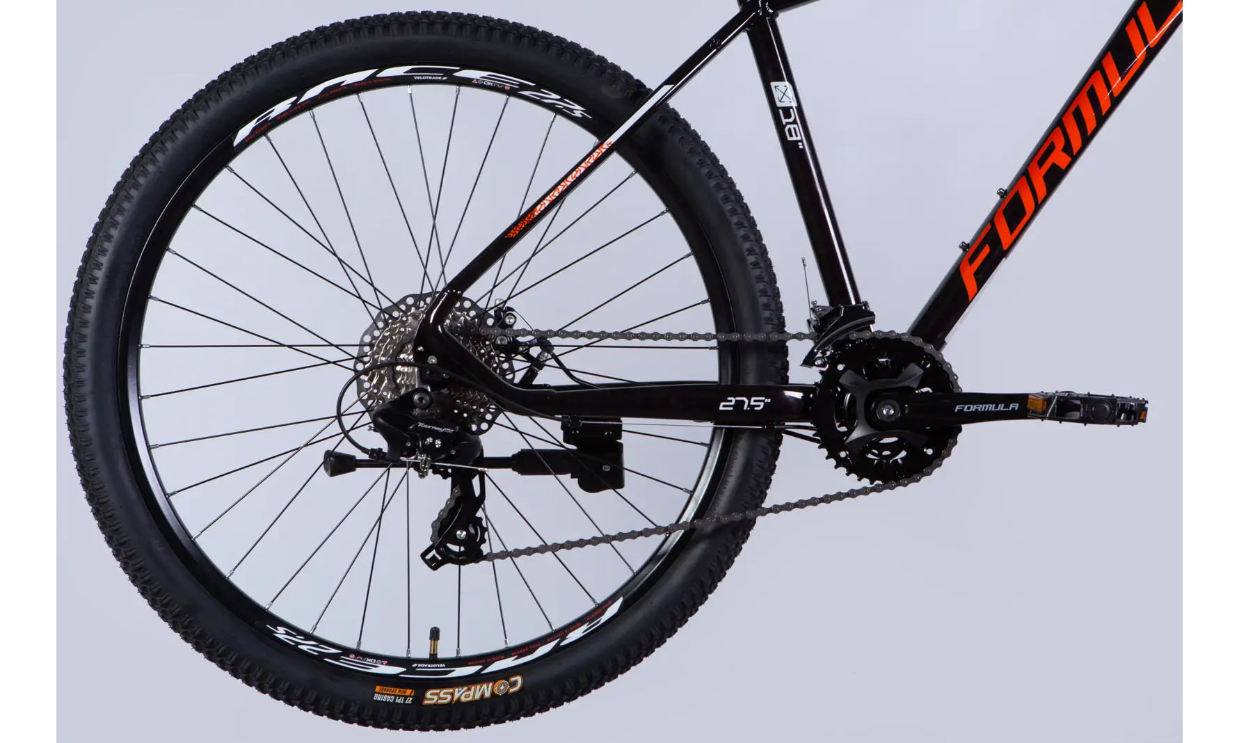 Велосипед Formula THOR DD CS, 27.5", размер M, рама-18", рік 2026, мідно-чорний з помаранчевим 5