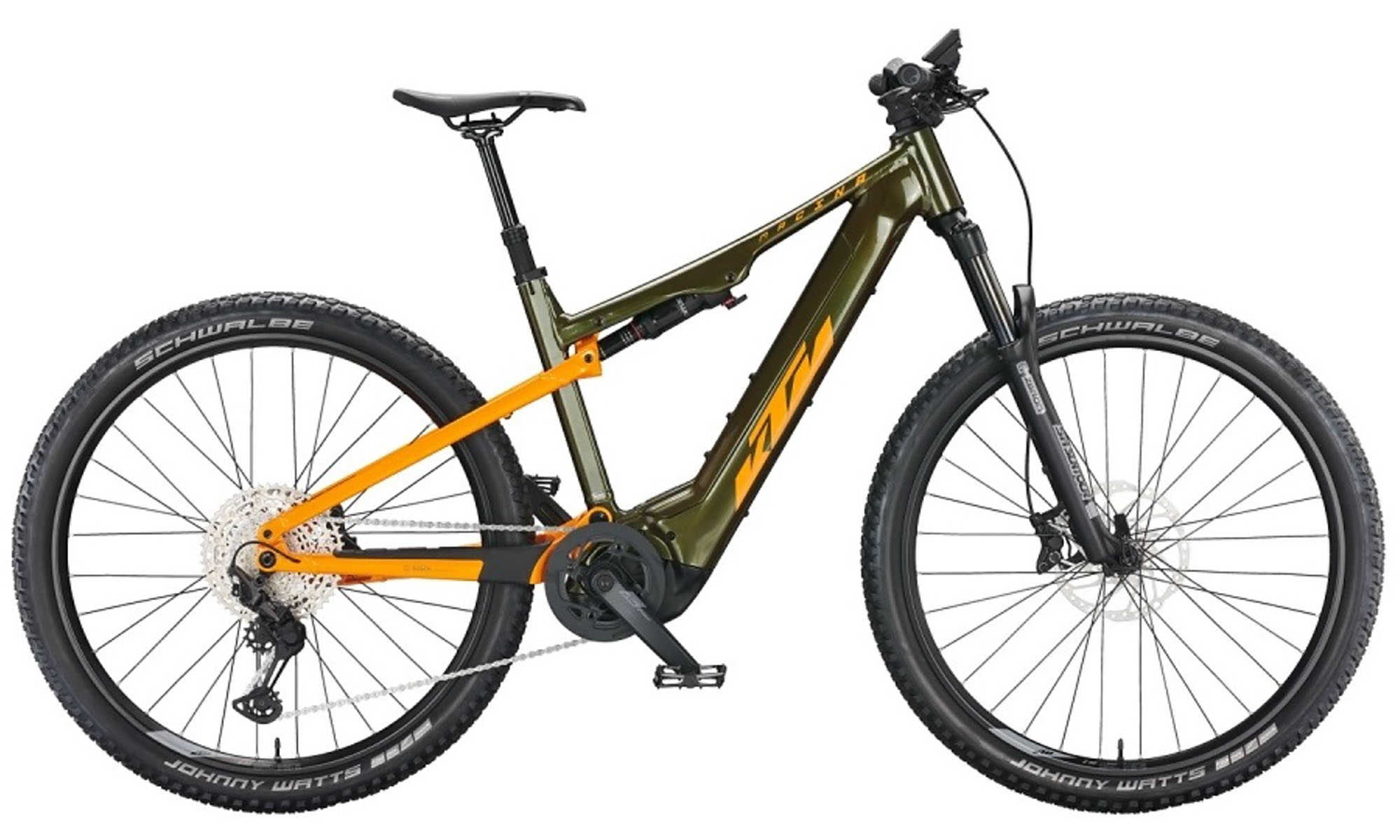 Фотографія Электровелосипед KTM MACINA CHACANA 792 размер L, рама 48 см, ,2022, зелено-оранжевый