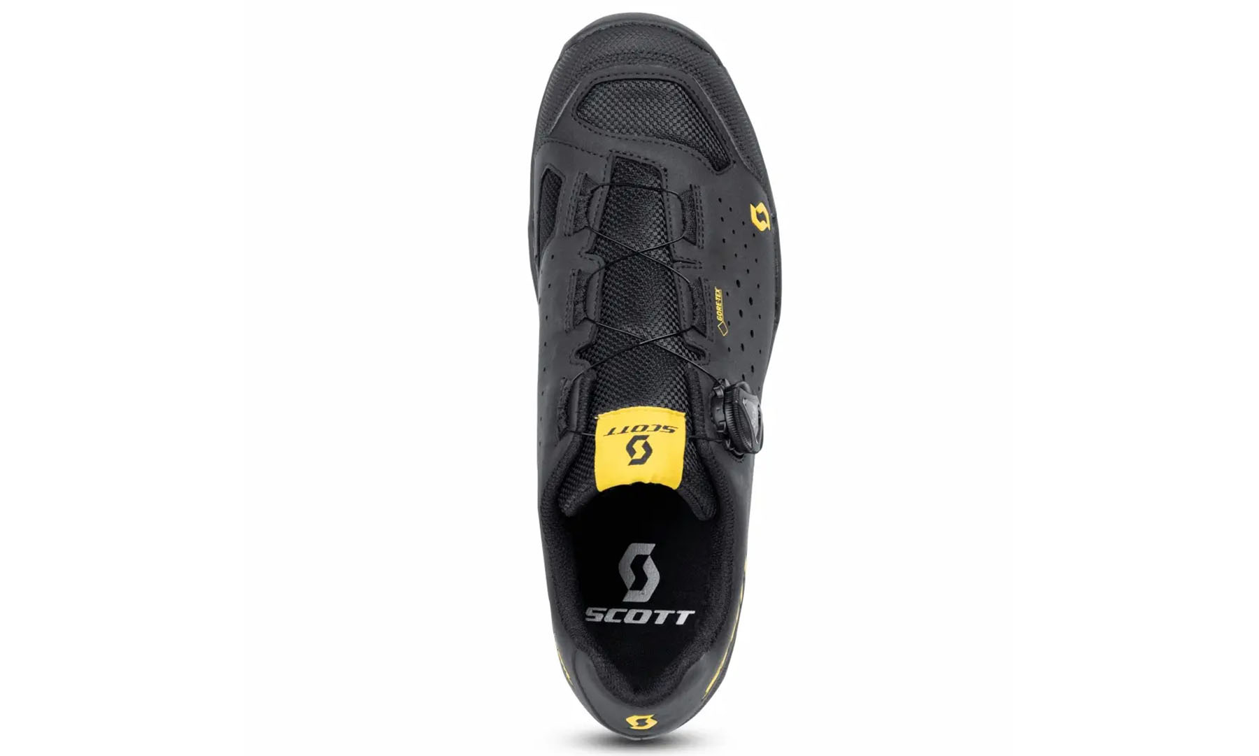 Велотуфли SCOTT SPORT TRAIL EVO GORE-TEX, черно-желтые, размер 46 (288824.1040) 5