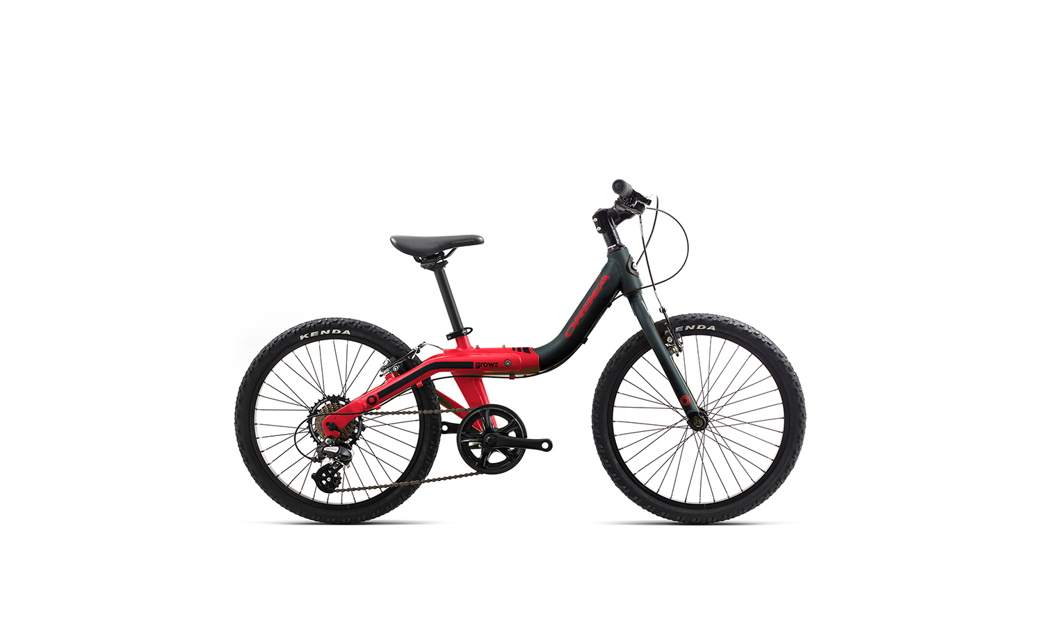 Фотографія Велосипед Orbea GROW 2 7V (2019) 2019 Червоно-чорний 