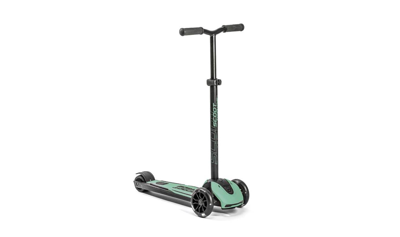 Самокат Scoot and Ride серии Highwaykick-5 со светящимися колёсами серо-зелёный, 5+ до 80 кг 2