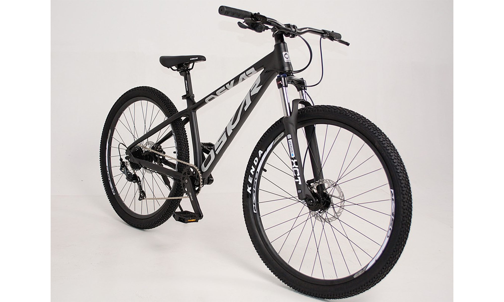 Велосипед Oskar Ranger 2.0 27,5", розмір S, рама 15", рік 2026, чорний матовий 2 Велосипед Oskar Ranger 2.0 27,5", розмір S, рама 15", рік 2026, чорний матовий 2