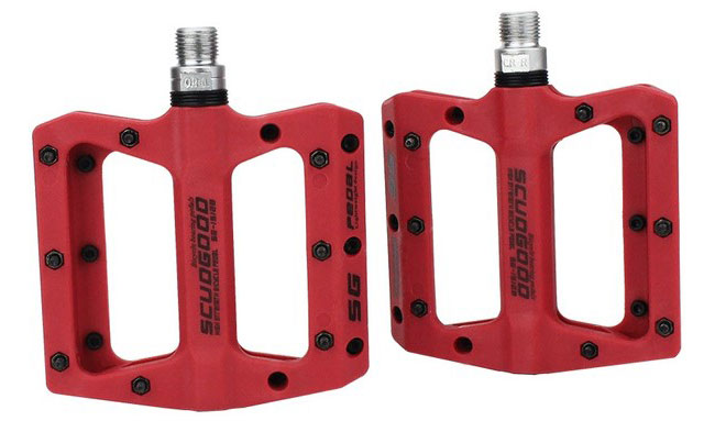 Педали ScudGood BC-PD201 CNC, прома, красный Педали ScudGood BC-PD201 CNC, прома, красный
