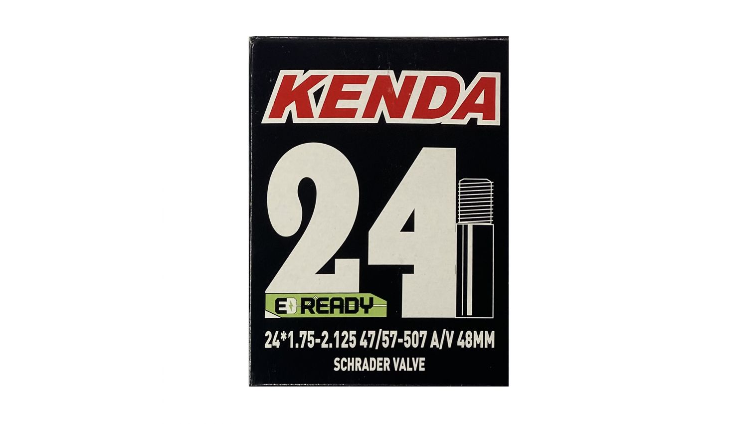 Камера KENDA 24х1.75-2.125, A/V-48 мм, 47/57-507, в коробке 2