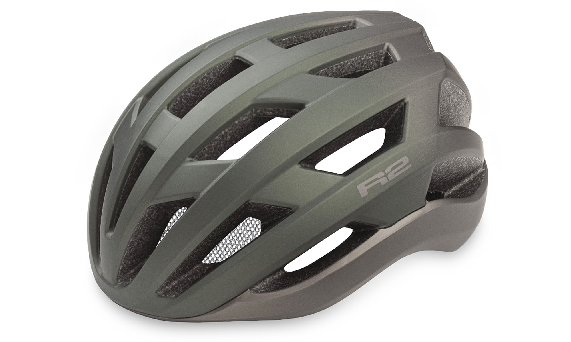 Шлем R2 Verge цвет зеленый/черный металлик матовый, размер L 59-61 см 