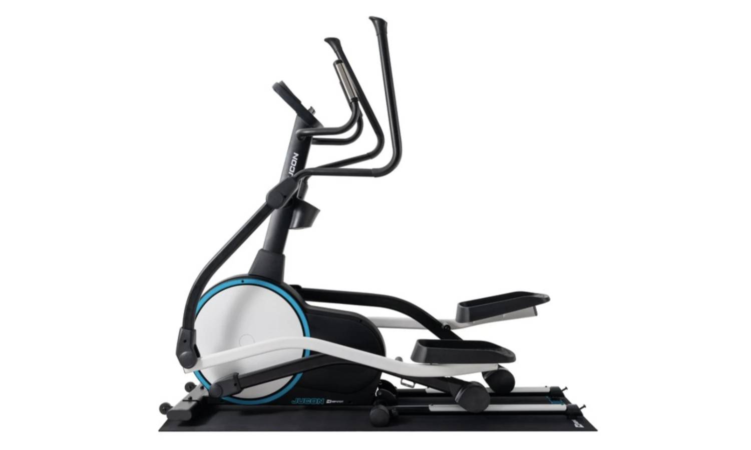 Орбітрек Hop-Sport HS-250CF Jucon чорно-біло-блакитний + мат 2