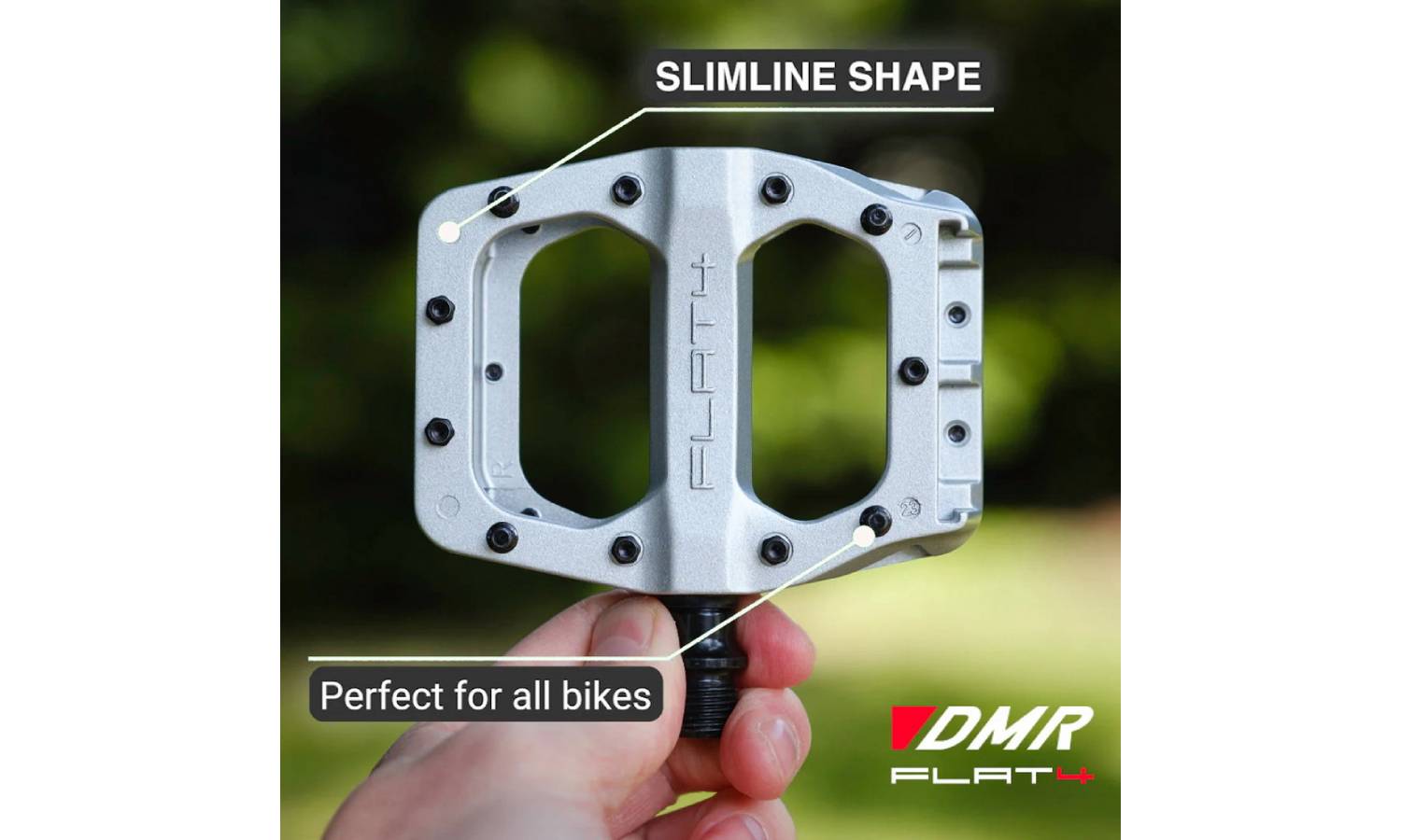 Педалі DMR Pedal Flat4 Silver 16 Педалі DMR Pedal Flat4 Silver 16