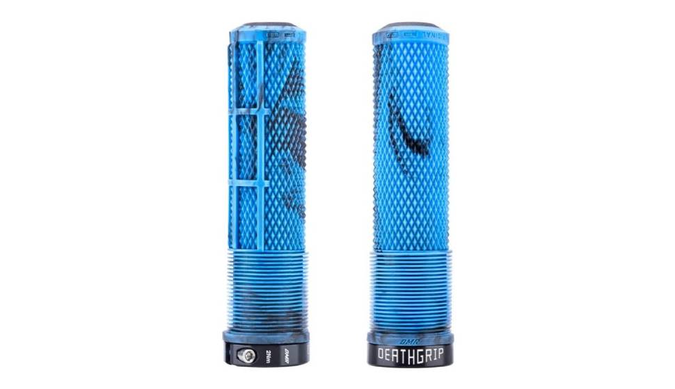 Грипсы DMR DeathGrip2 Thin Flangeless Blue Marble 