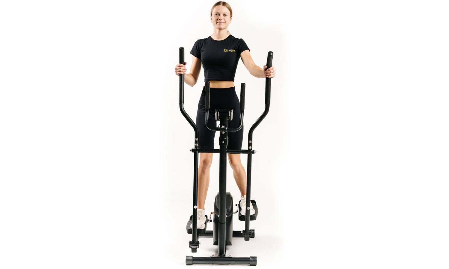 Фотографія Орбітрек Besport BS-1661E TAILER магнітний чорно-жовтий 6