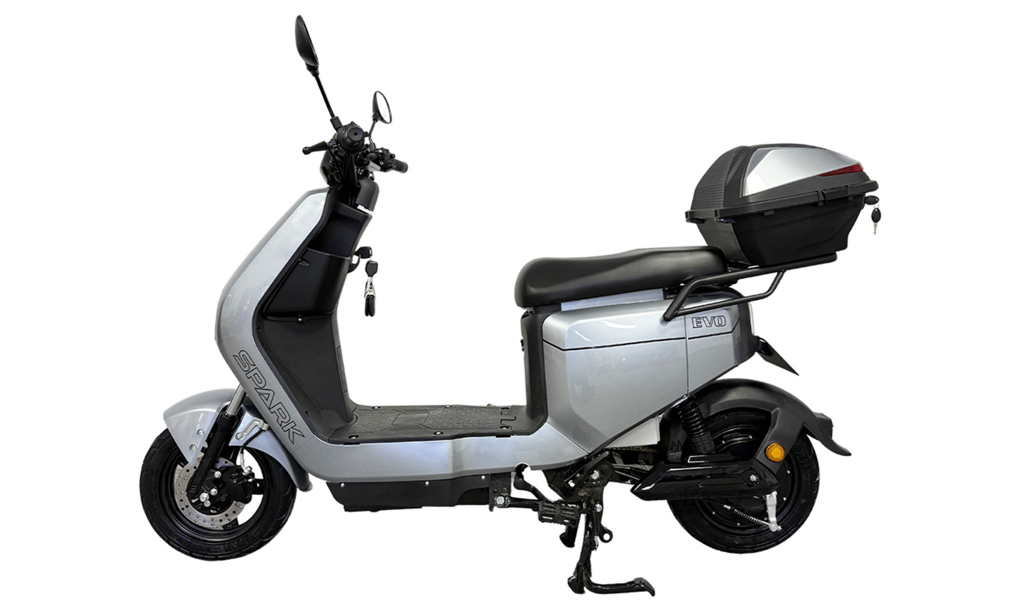 Велосипед с электромотором SPARK EVO 10", рама 14", 60V/1200W/25Ah, год 2026, серый Велосипед с электромотором SPARK EVO 10", рама 14", 60V/1200W/25Ah, год 2026, серый