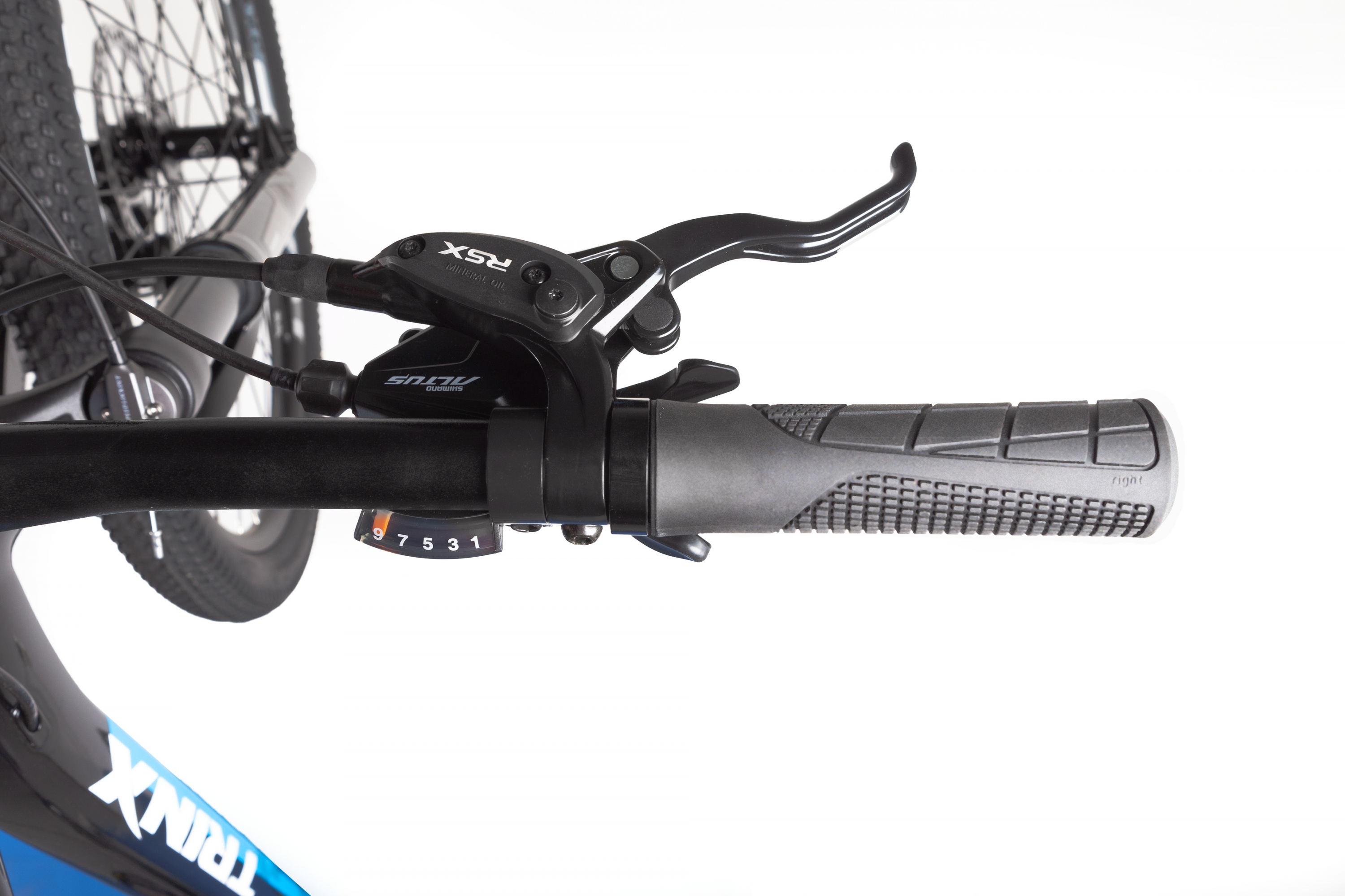 Фотографія Велосипед Trinx X1 Pro 29" розмір М рама 17 2021 Black-blue-white 2