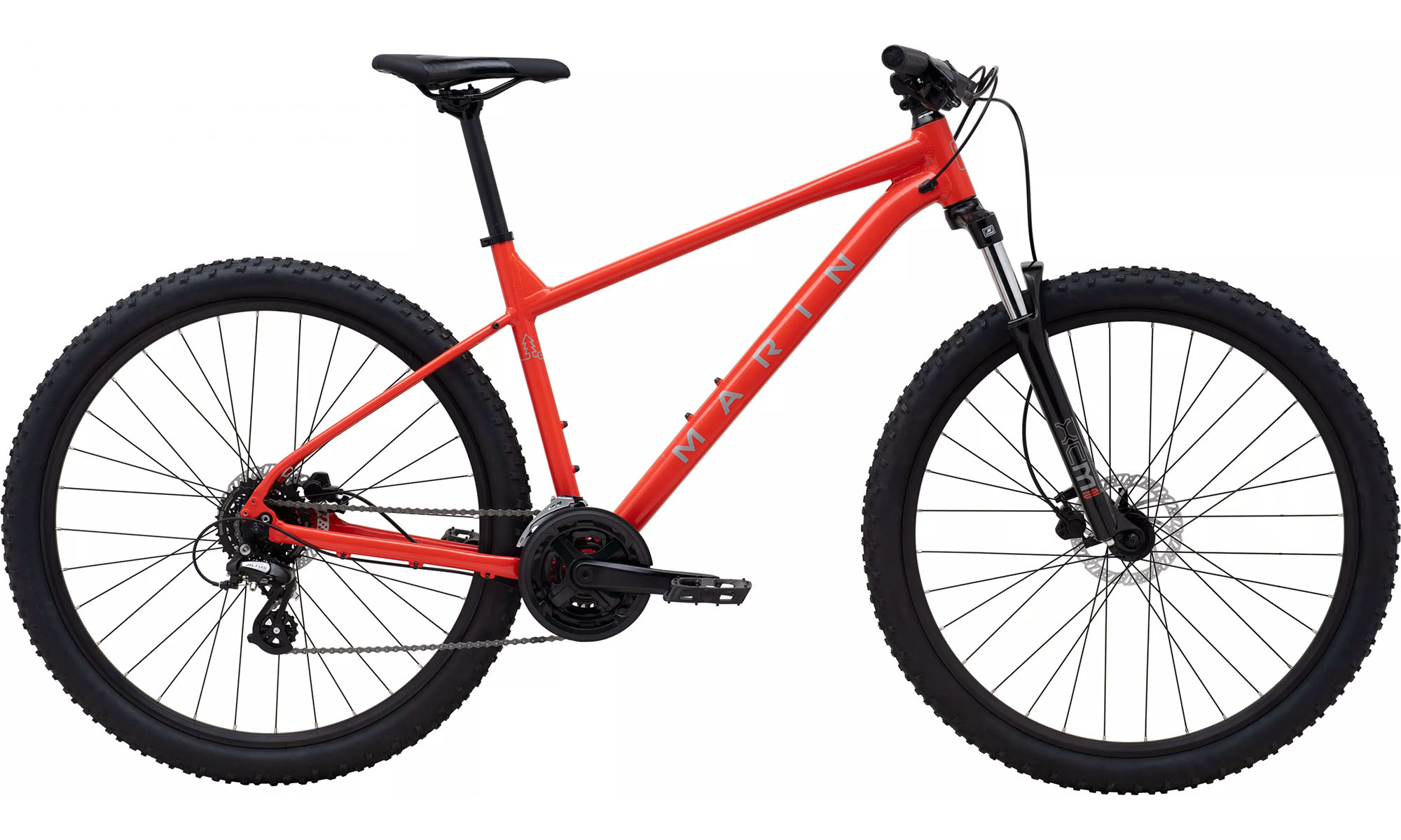 Велосипед Marin BOLINAS RIDGE 1 29", размер L, год 2026, оранжево-черный 