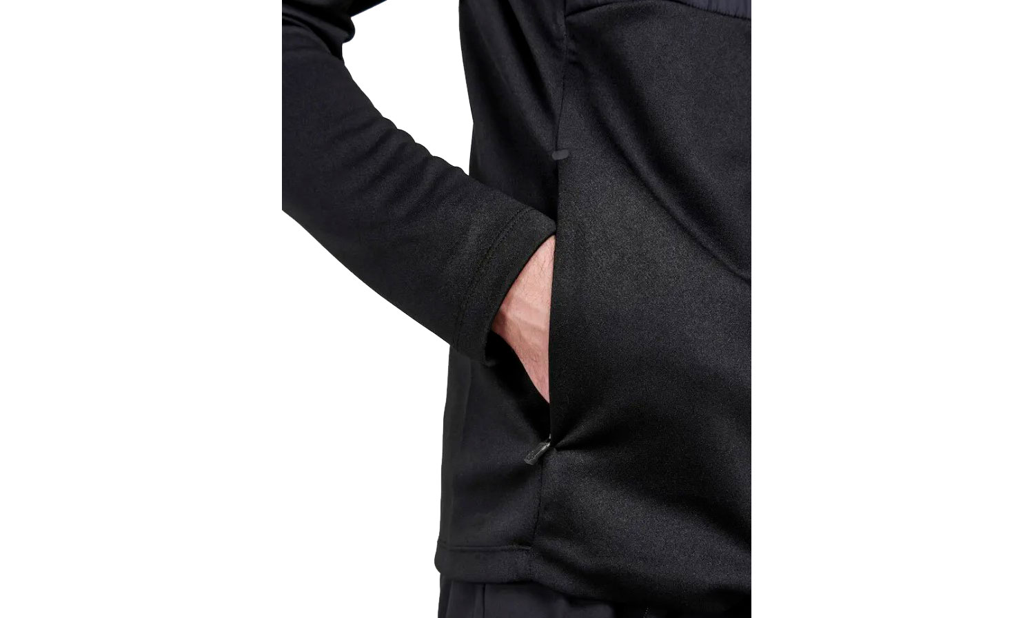 Кофта Craft ADV ESSENCE JERSEY HOOD, чоловіча, розмір М, сезон AW 22, чорний 5