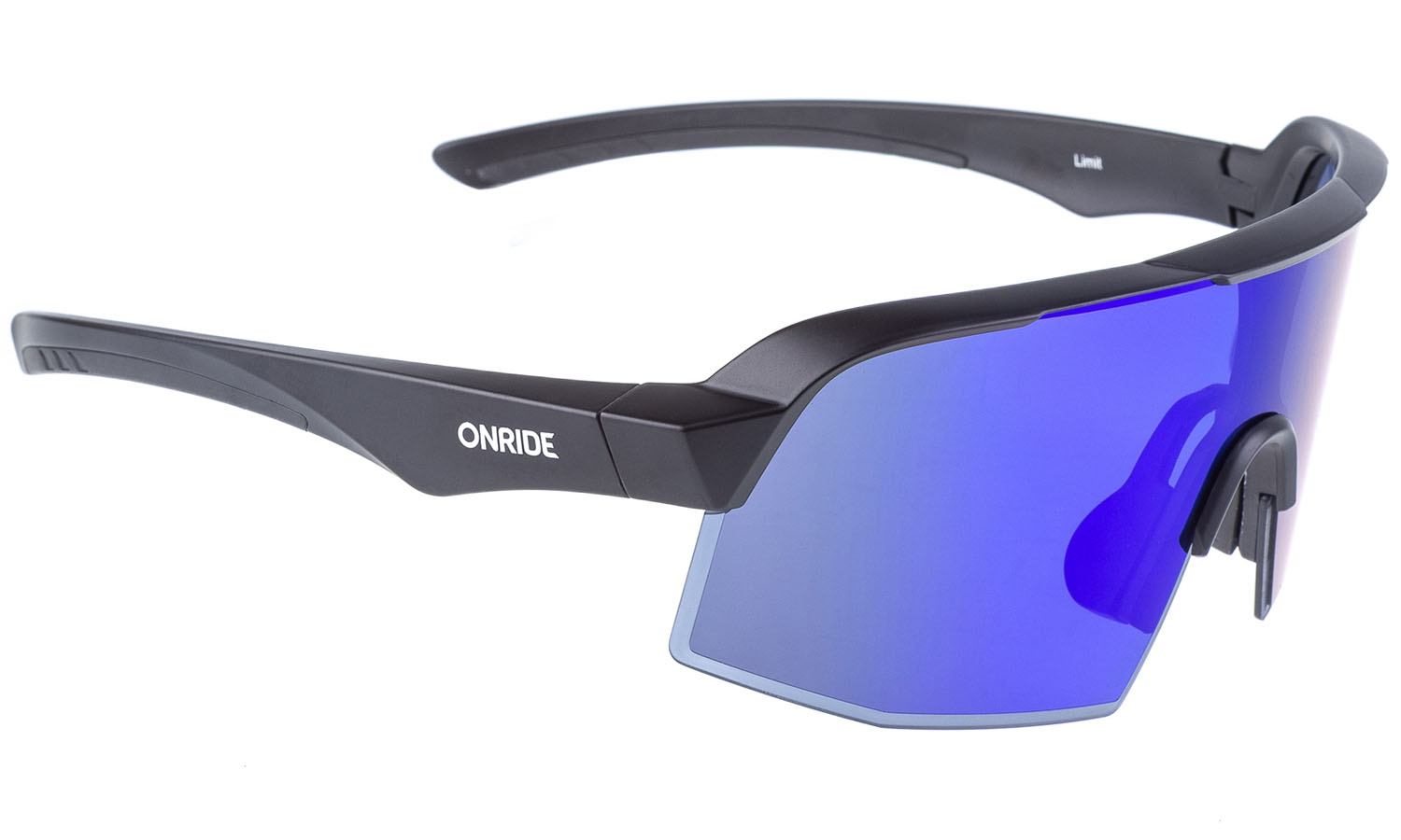 Фотография Очки ONRIDE Limit матово черные с линзами дымчатыми Revo Sea Wave (17%) 
