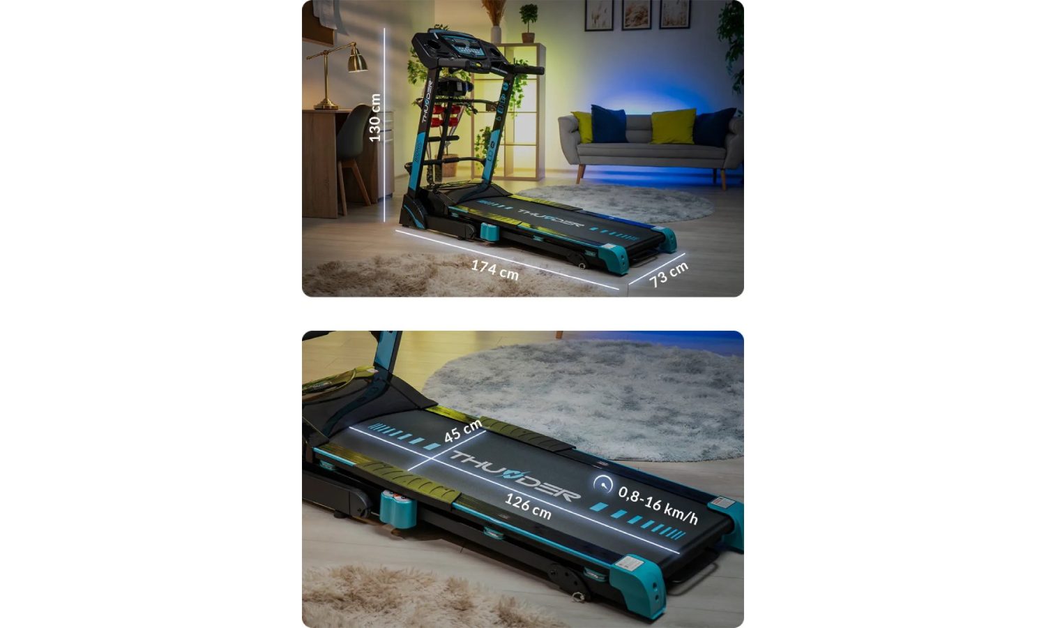 Беговая дорожка THUNDER BIONIC-D 3