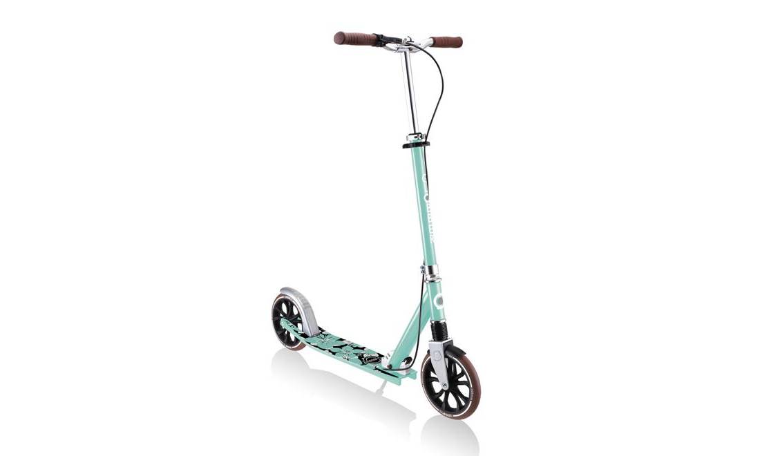 Фотографія Самокат GLOBBER NL205 DELUXE, з ручним гальмом, м'ятний, 8+ 3