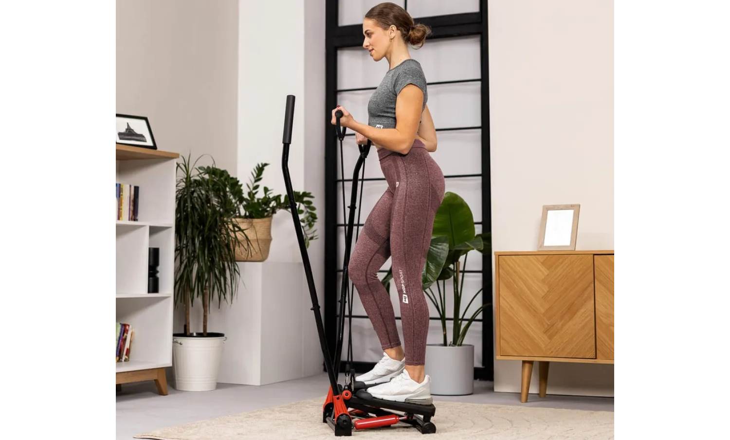 Степпер Hop-Sport HS-045S Slim Червоний 18