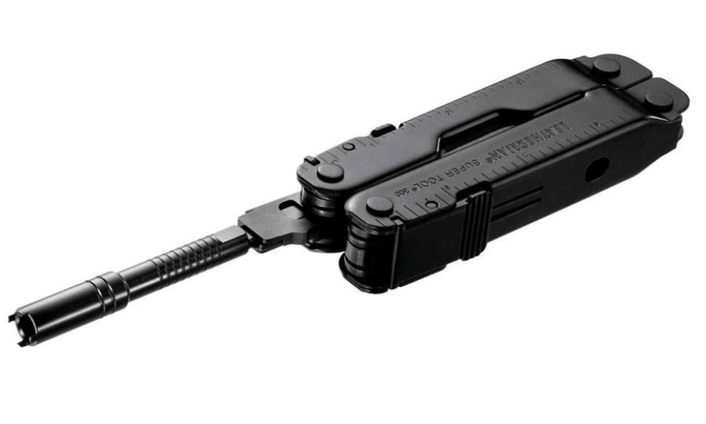 Мультиинструмент LEATHERMAN Super Tool 300M BLACK, чехол MOLLE (черн), картонная коробка 4