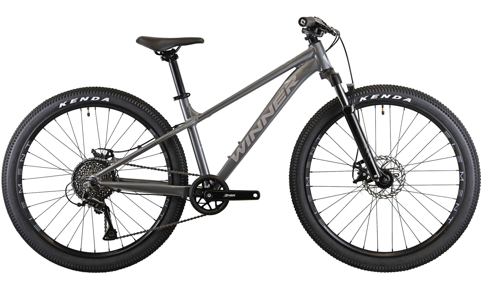 Велосипед WINNER SOLID FX 26", размер S, год 2026, серый Велосипед WINNER SOLID FX 26", размер S, год 2026, серый