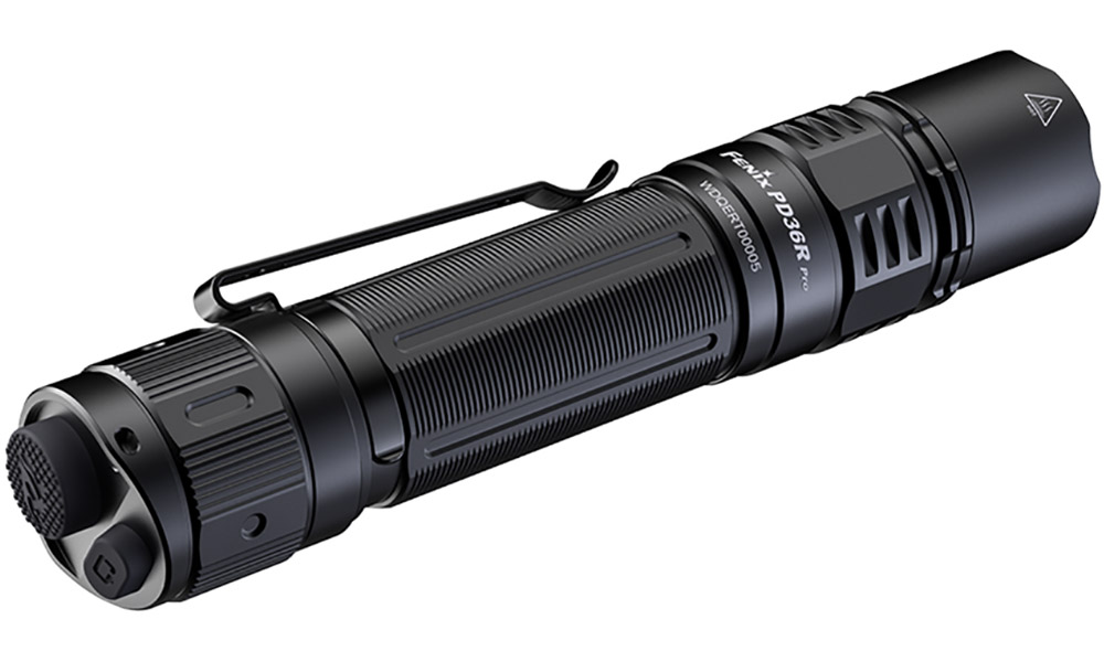Фонарь ручной тактический Fenix PD36R Pro черный 2