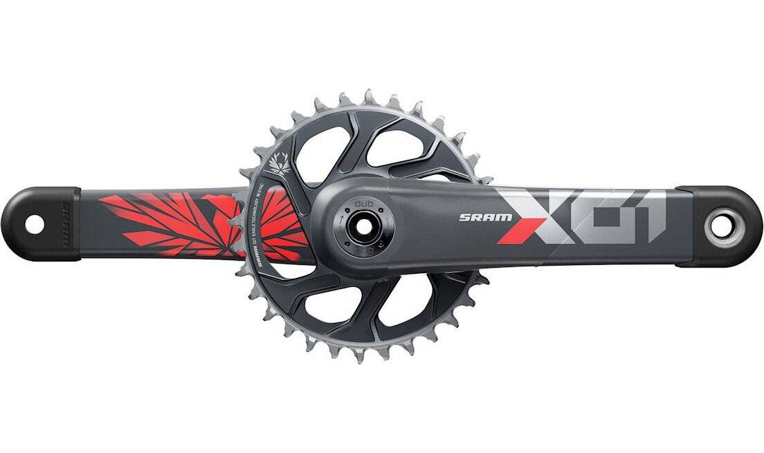 Фотографія Шатуни SRAM set X01 Eagle Boost 148 DUB 12s 175 w Direct Mount 32T X-SYNC 2 Chainring Lunar Oxy (DUB Cups/Bearings no included) C2