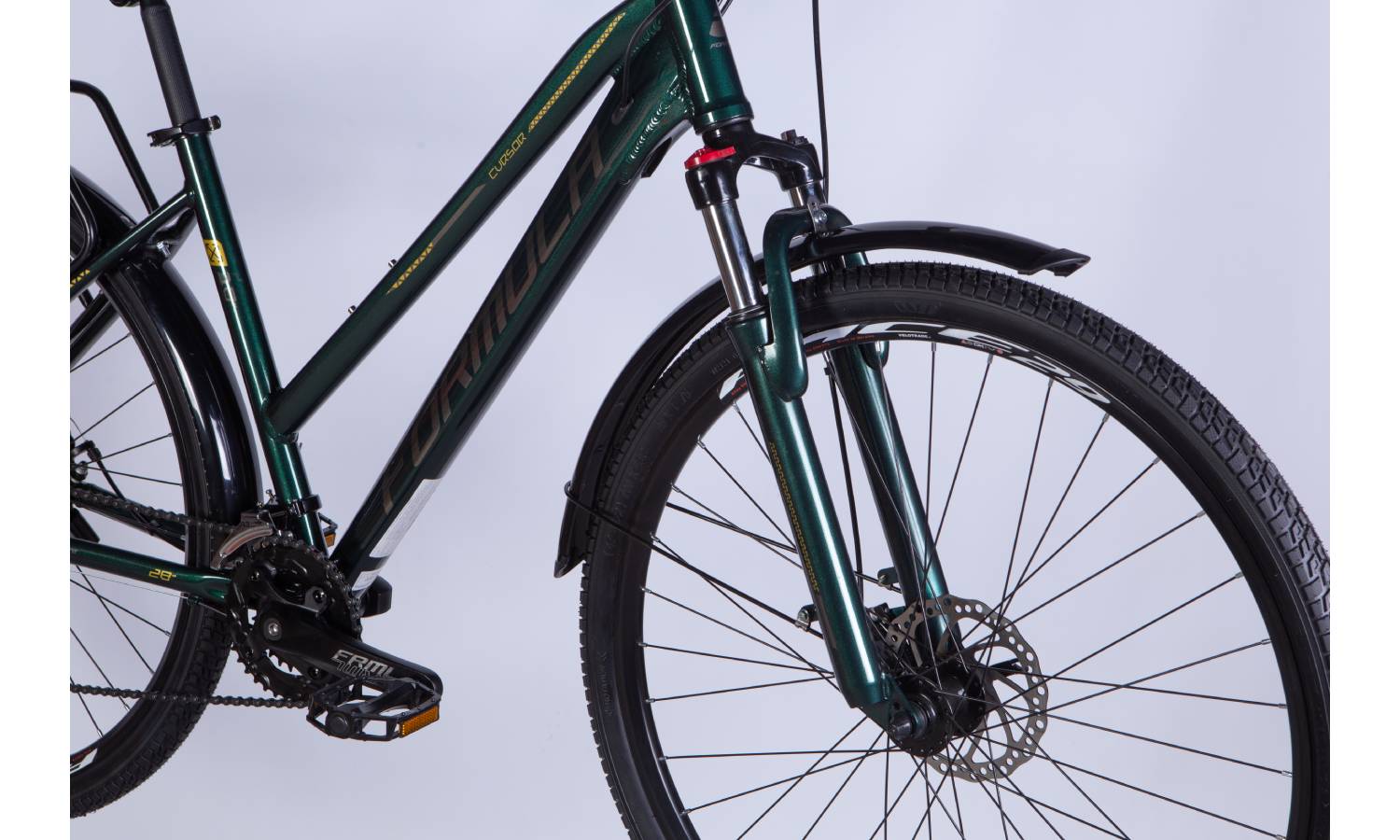 Велосипед Formula CURSOR WOMAN DD 28" розмір М рама 18" 2025 зелений 5