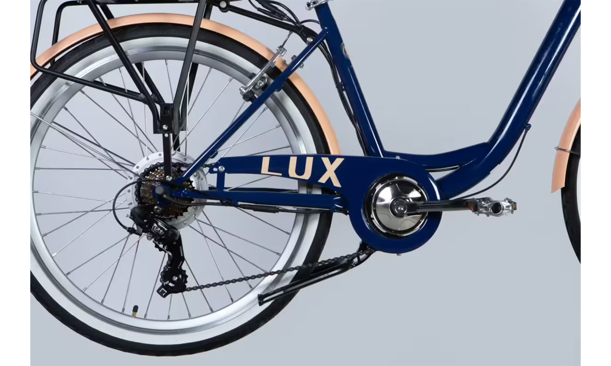 Велосипед з електроприводом Dorozhnik eLUX Vbr FR 26", розмір M, рама-17", 36B 12.5А*г 500Вт, рік 2025, синій 5 Велосипед з електроприводом Dorozhnik eLUX Vbr FR 26", розмір M, рама-17", 36B 12.5А*г 500Вт, рік 2025, синій 5