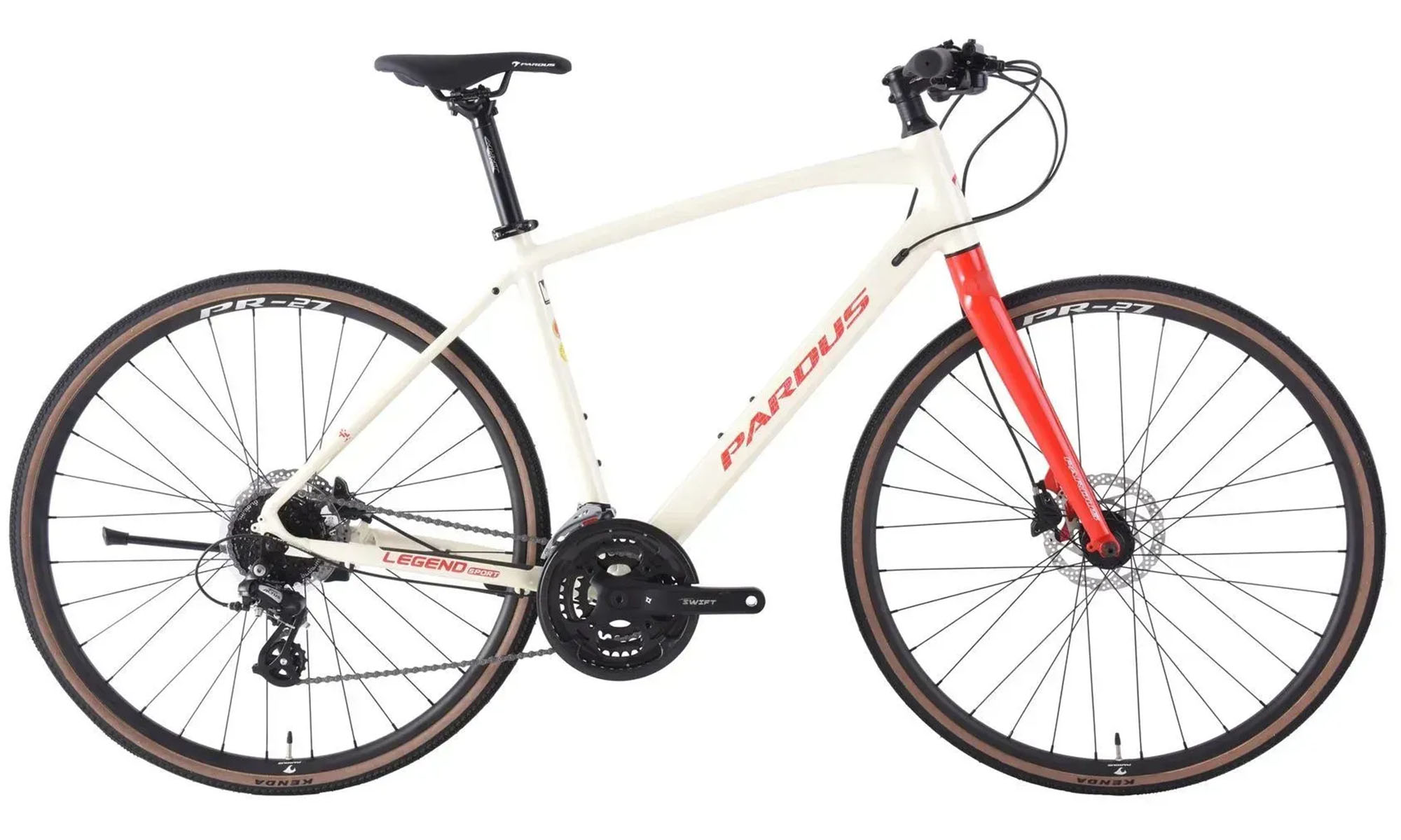 Велосипед PARDUS City Fitness Legend Sport 28", размер M, год 2023, Elegant светло-красный 