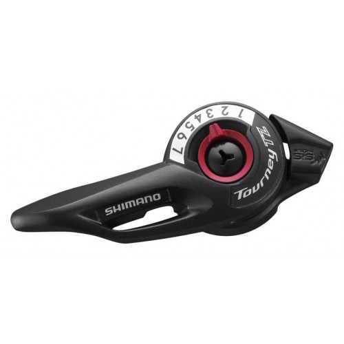 Фотографія Манетка Shimano SL-TZ500 права 7ск, Чорний