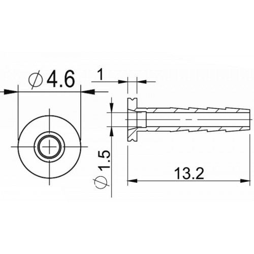 Штуцер ProX для Shimano 2.3мм 2 Штуцер ProX для Shimano 2.3мм 2