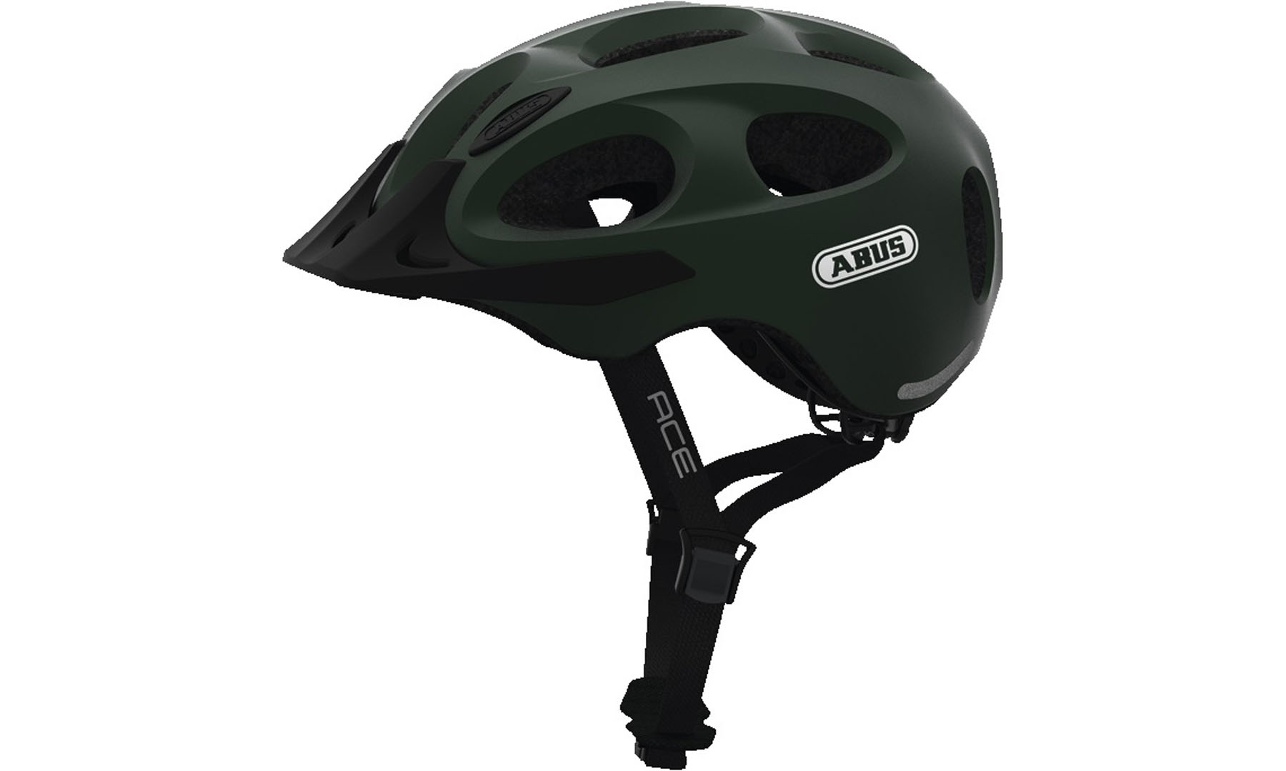 Велошлем ABUS YOUN-I ACE Metallic Green, размер S (48-54 см), металлик зеленый 