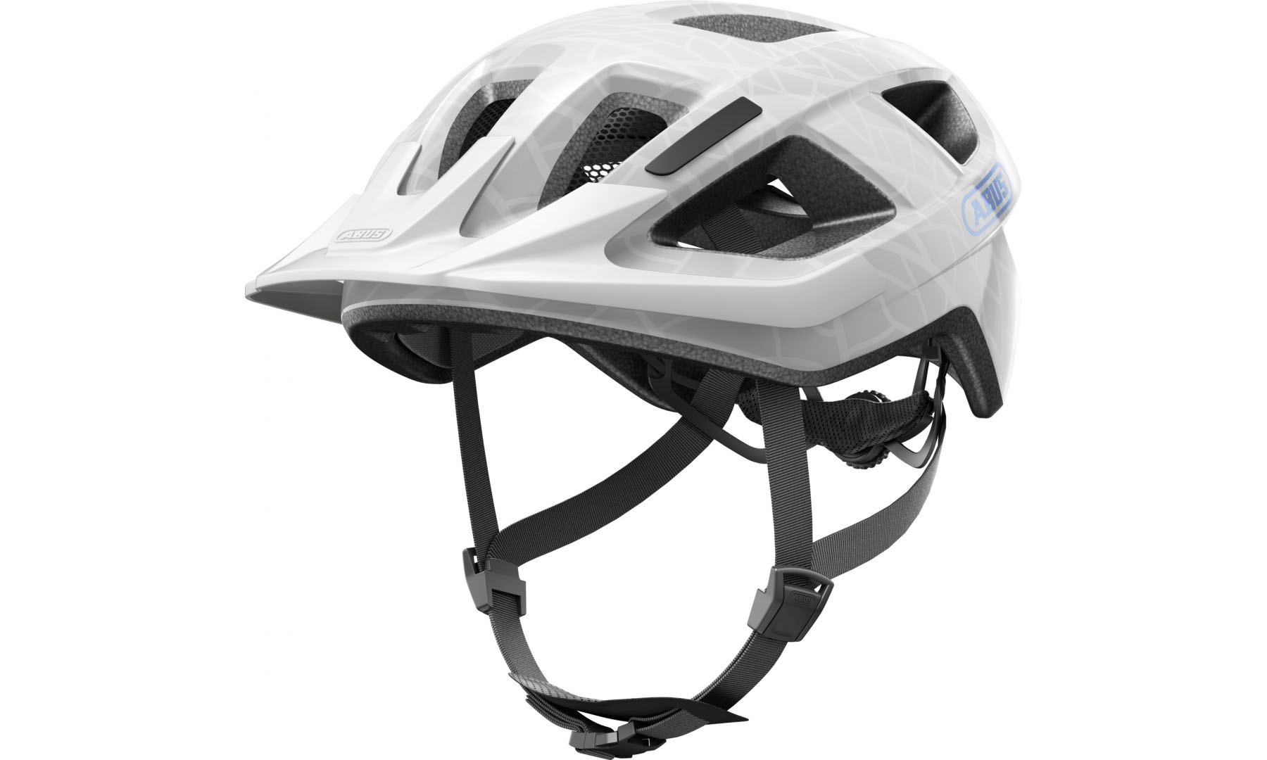 Велошлем ABUS ADURO 3.0 white art, размер M (52-58 см), белый 5